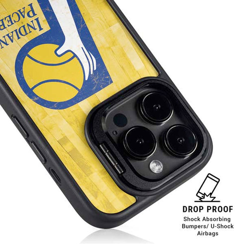 NBA Indiana Pacers Hardwood Classics iPhone 14 Pro Kickstand Case
